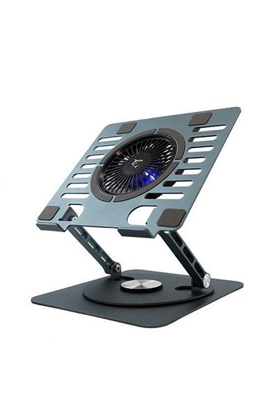 white shark Cooler Stand Laptop White Shark GCP-16 ICE MONSTER, 17.3", 1x110 mm, iluminare LED Albastru (Gri)