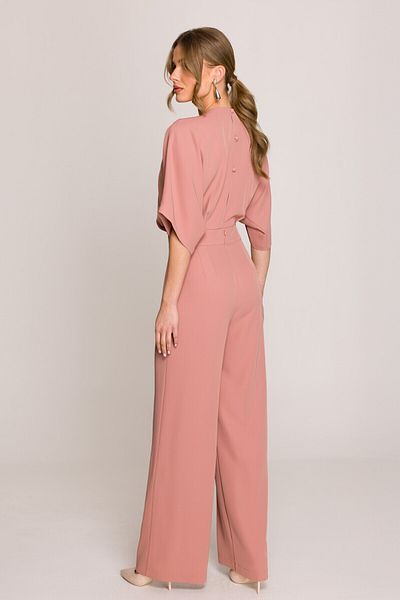 Stylove Jumpsuit with envelope neckline