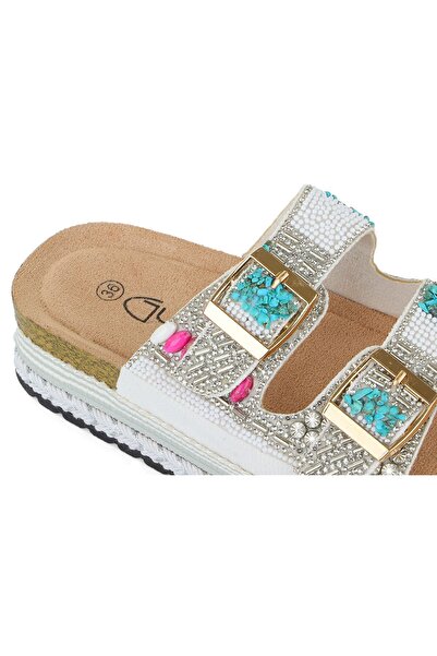 Guja Papuci de zi cu zi eleganti pentru femei cu talpa inalta