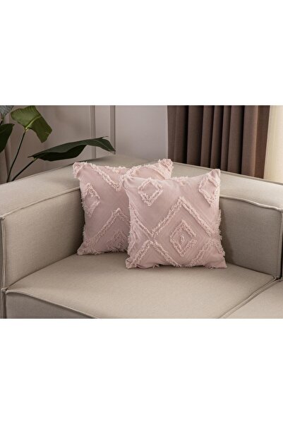Markaev Bohemian 2-Piece Throw Pillow Cover - Tassel Detailed