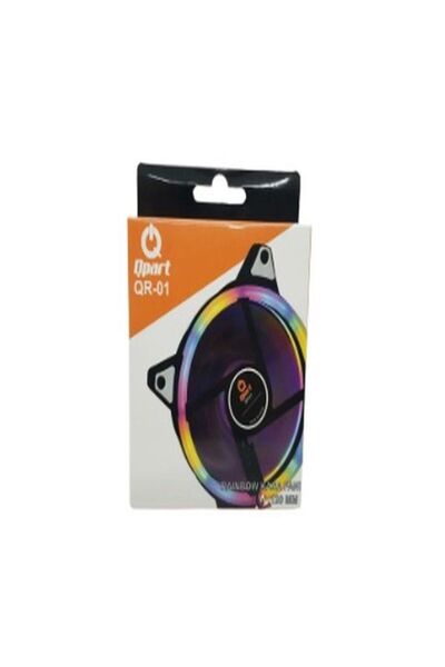 masterfox Qpart Qr-01 120mm Rainbow Kasa Fanı 1 Adet 12cm Renkli Gökkuşağı Fanı