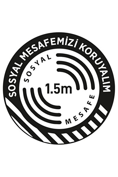 New Jargon Zaštitimo vašu socijalnu distancu Napisani banner sa nalepnicom za...
