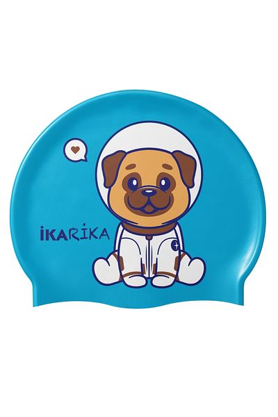 İKAVİ İkarika Printed Silicone Swimming Cap