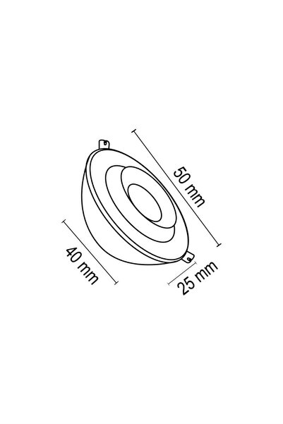 Forlife 3 Watt Saten Kasa Manda Gözü
