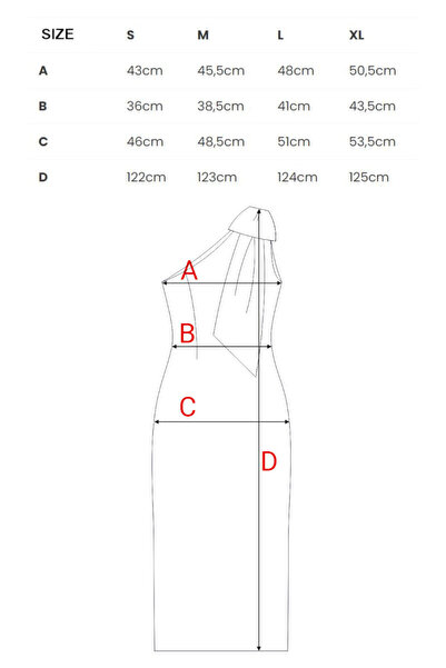 Made of Emotion Rochie pe un umar cu fundita
