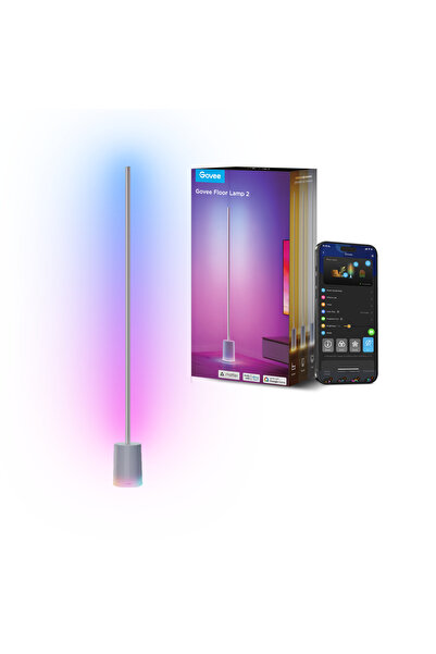 Govee LED Zemin Lambası RGBIC 152 cm, 1725LM, Kısılabilir, 16M Renk