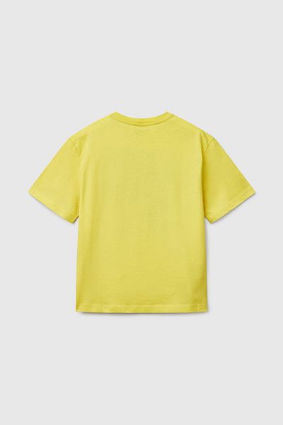 Benetton Boy's Bnt T-Shirt - Yellow