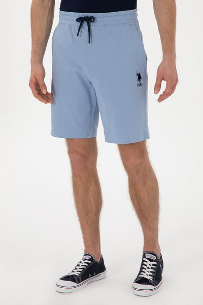 U.S. Polo Assn. Men's Blue Knitted Shorts 50298062 -Vr036