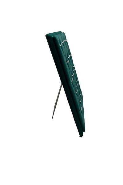 MeGass Dekor Domestic Production Suede Fabric Green Color 20/16 cm Standing Necklace Display Stand