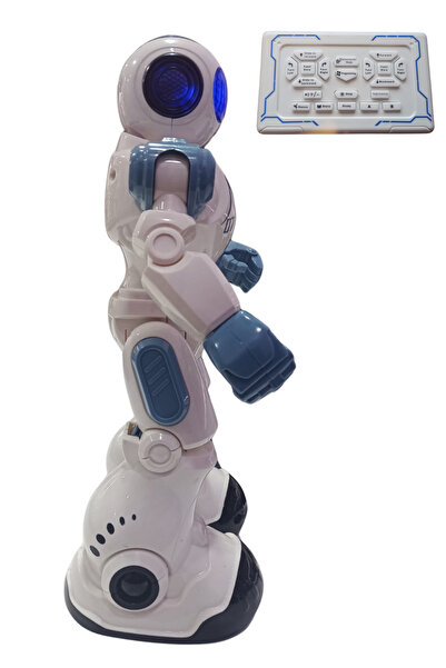 Boratila Toys Hareketli,Sesli,Işıklı,Dansçı Uzaktan Kumandalı Şarjlı Programlanabilir Akıllı Robot