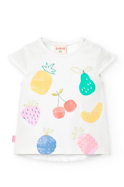 Boboli Berries Printed Girl's T-Shirt