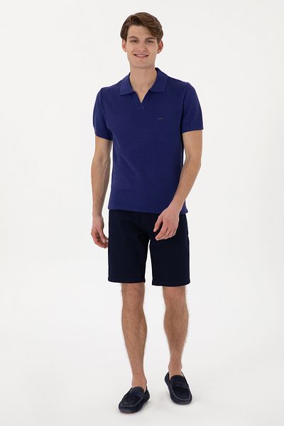 U.S. Polo Assn. Ανδρικό υφαντό σορτς Navy Blue 50299172-VR033