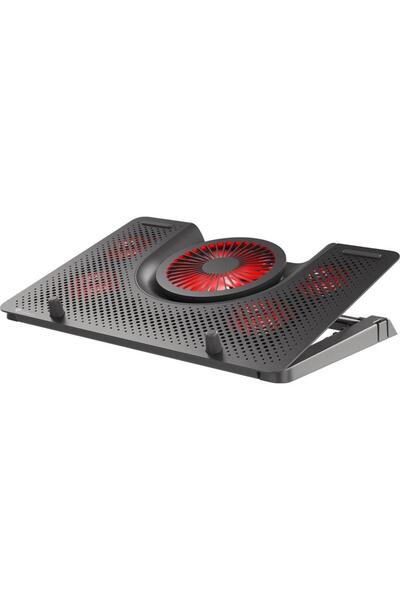 Genesis Genesis Oxid 550 Laptop Cooler, 17.3", red LED lighting (Black)