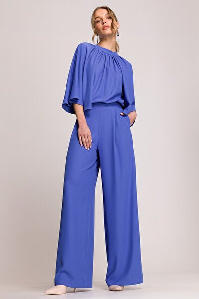 Stylove Salopetă cu mâneci largi și cravată la spate