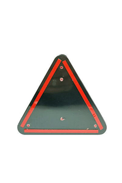 Generic 13CM Red Triangle Car Reflector Warning Sign – Waterproof, Sun Protection, Anti-Freeze Safety Tool