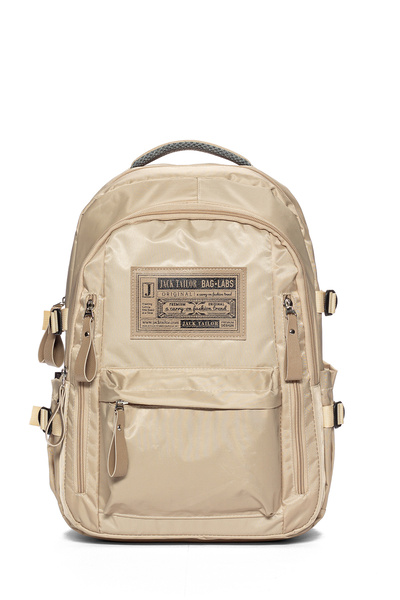 Go Veform Водонепроникний шкільний рюкзак - для планшета та ноутбука - бежевий (для середньої та старшої школи JT60010)