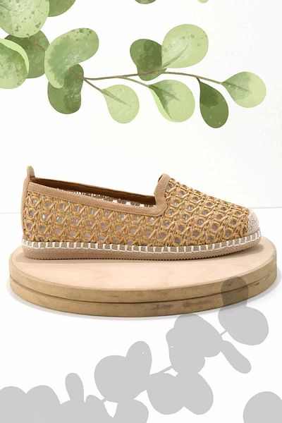 Bambi Camel Knit Damen-Espadrille K 01117923016