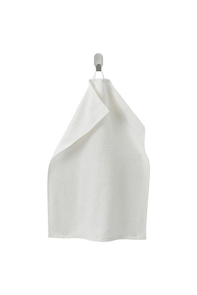 IKEA LUDDVIAL White Hand Towel, 40x60 cm - 100% Cotton, Quick Drying, by IKEA