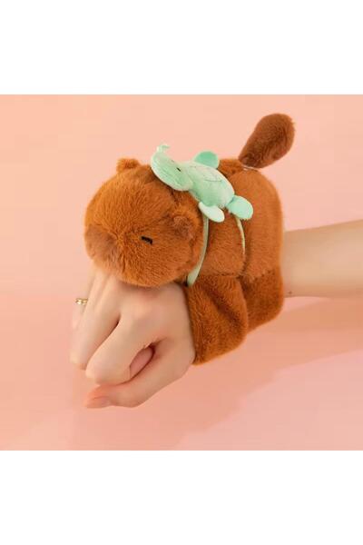 HEY GİDİ GİFT Cute Capybara Plush / Pull the String, Wag the Tail / Soft Inside /Capybara Toy / High Quality
