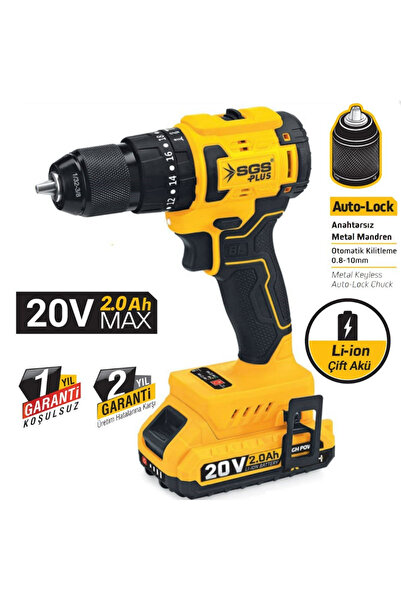 Genel Markalar SGS5530 Darbeli Şarjlı Matkap Seti, Güç ve Dayanıklılık ile İş...