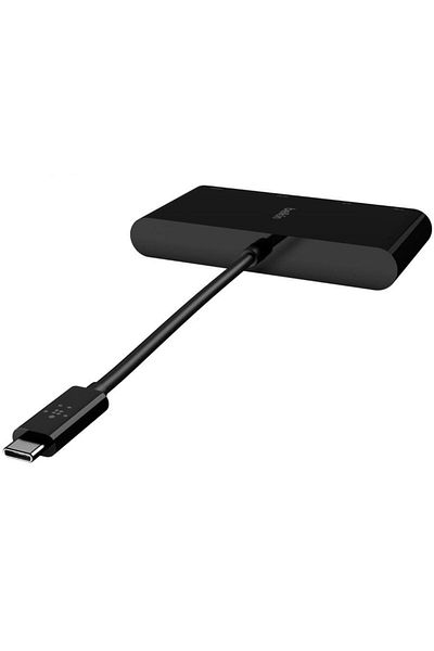 Belkin Docking station Belkin AVC005BTBK, USB-C la USB-A, Ethernet, VGA, HDMI (Negru)
