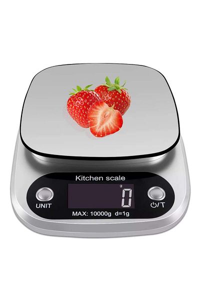 COOYA Digital Kitchen Scale, 10Kg/1g, for Food Nutrition Diet, Household