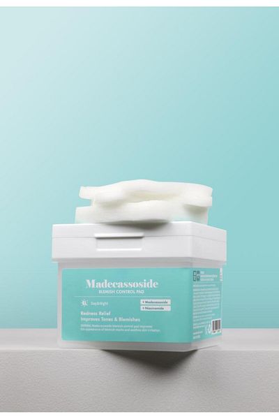 Dermal Madecassoside Blemish Control Pad 120's – Pore Purifying and Anti-Tonic Pad 20