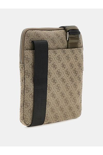 Guess Milano Crossbody Flat Men's Brown Shoulder Bag Hmmıstp5123-Smg