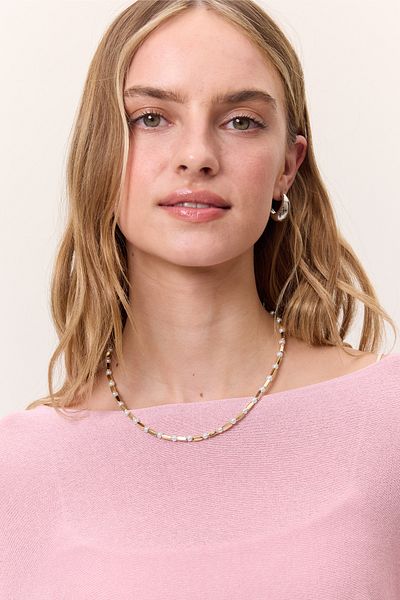 Manuka Gold Necklace - Pearl Harmony
