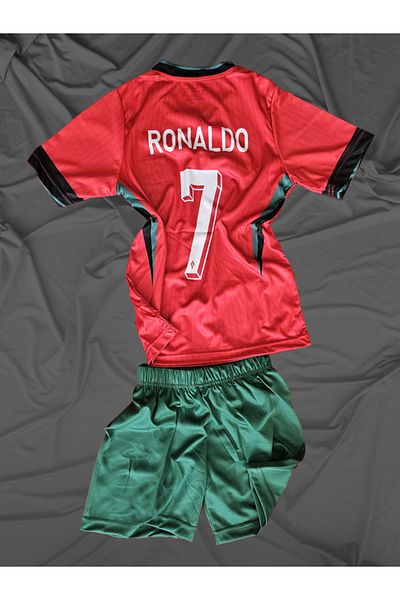 bergibo Children's Cristiano Tee Shorts Bottom Top Set - Ronaldo Bottom Top Set