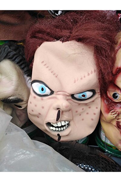 MuditaToys Korkunç Maske, Korku Maskesi, Halloween Horror Mask Evil, Cadılar ...