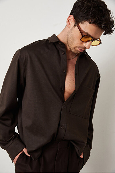 Beyyoglu Oversize Cepli Gömlek