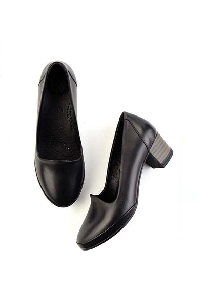 Bambi Pantofi casual de damă din piele neagră K 01056044003