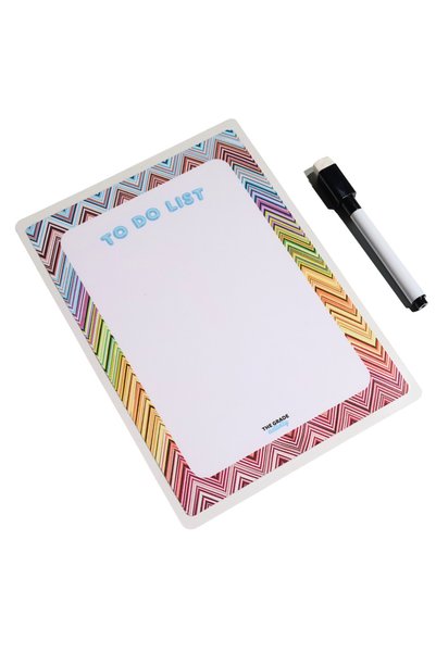 The Grade Activity Summer-Sil Zigzag Pattern to Do List Magnet Magnetic Refrigerator Planner Magnet Plan Refrigerator Notepad