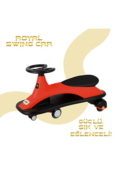BABYCİM ROYAL SWİNG PLAZMA KAY KAY BİNGİT ARABA - KIRMIZI