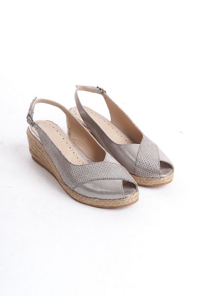 Elile Shoes Piele autentică 33-34-35 Numărul 41-42-43-44 Număr Espadrile cu toc pană