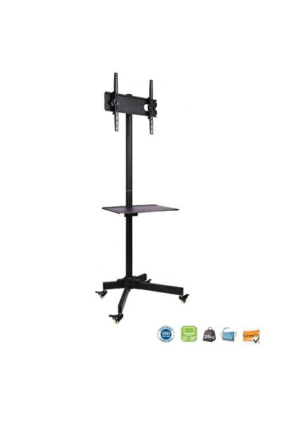 Techly Suport mobil Techly, 23"-50", 20kg, VESA, Negru