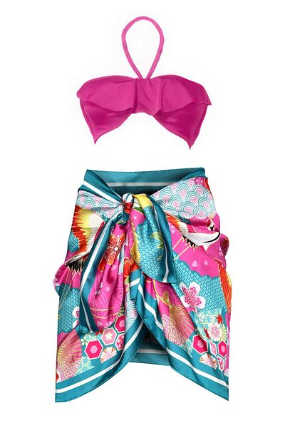 Bolder Mercan Japan Turquaz Pareo (Does Not Show) 50*145 cm