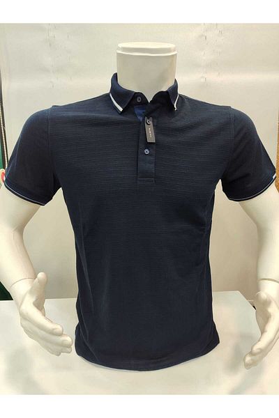 ADVANTE Güncüoglu New Season Slim Fit Polo Collar Men's Sports T-Shirt with Sleeve and Collar Detail