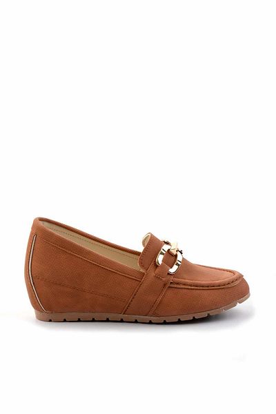 Bambi Tan Γυναικείο Loafer - Κ 01014015009   Μοντέλα παπούτσια