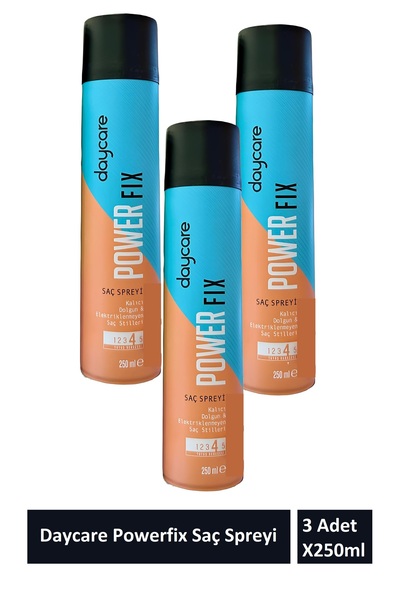 Daycare Power Fix Saç Spreyi Kalıcı Dolgun Ve Elektriklenmeyen Saç Stilleri 3...