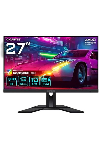 Gigabyte M27Q 27" 2560 x 1440, 165Hz SS IPS 1440P, 0.5ms FreeSync Premium, Gaming Monitor
