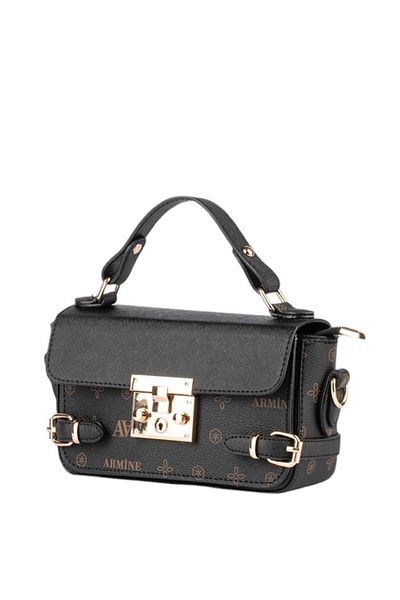Armine Arm-359 Black Printed Women's Handbag