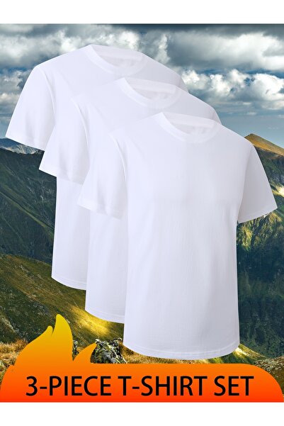 Lider Leather Set de 2 tricouri simple unisex - Design elegant și confortabil "