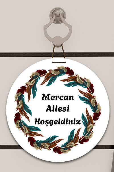 Dormot Home Decor de ușă cu imprimare digitală albă, cu model de pene colorat...