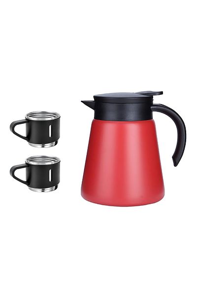 Other Stainless Steel Vacuum-Insulated Water Bottle | 700ml Travel Mug with 2 Stainless Steel Cups