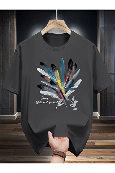 Lider Leather Tricou modern cu imprimeu – Combinația perfectă de confort și e...