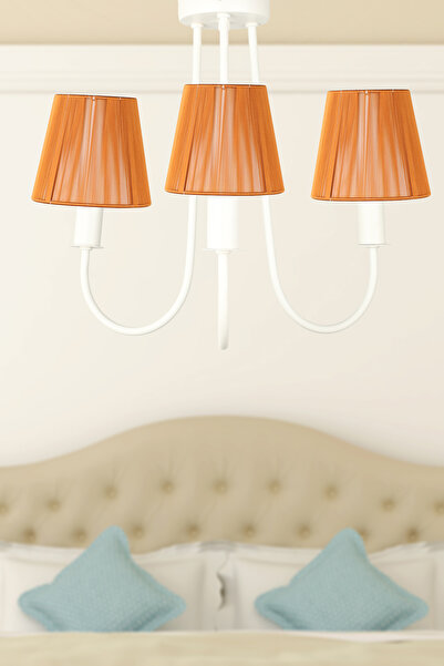 Begüsa Elina 3.Lü Avize Beyaz No:12