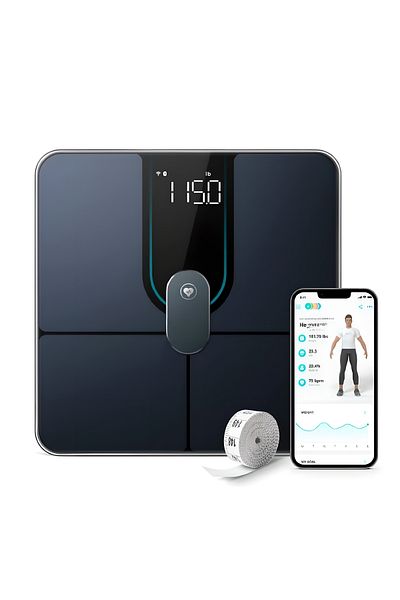 COOYA Digital Scale, Weight Scale with Wi-Fi and Bluetooth, 16 Measurements Including Weight, Heart Rate