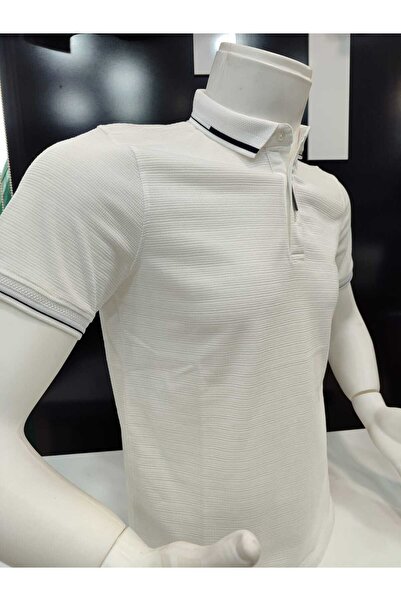 ADVANTE Güncüoglu New Season Slim Fit Polo Collar Men's Sports T-Shirt with Sleeve and Collar Detail